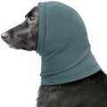 BRKURLEG Quiet Ears for Dog Dog Ear Muffs for Noise Protection Winter Dog Ear Wrap Cover Dog Calming Hoodie Cats and Dogs Grooming Bathing Calming Drying Ear Muffs LightBlue M
