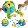 Interactive Squeaky Dog Snuffle Toy | Hide & Seek Puzzle for Small & Medium Dogs
