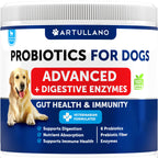 Probiotics for Dogs Chews for Dogs - Probiotics & Prebiotic & Enzymes - Supports Digestion