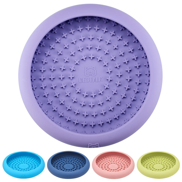 Bestalk Dog Lick Bowl | Slow Feeder & Anxiety Relief Lick Mat (BPA-Free, Non-Slip)